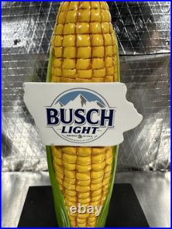 Busch Light Corn Cob Beer Tap Handle Iowa Shaped Logo From The Iowa State Fair
