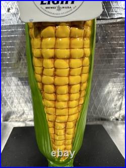 Busch Light Corn Cob Beer Tap Handle Iowa Shaped Logo From The Iowa State Fair