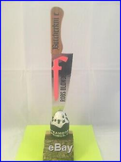 Butcher Knife Brewing Beer Tap Handle Rare Figural Beer Tap Handle Butcherknife