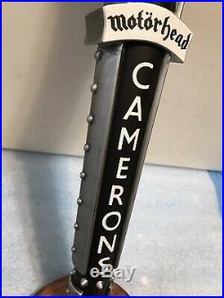 CAMERONS MOTORHEAD ARCADIA ROAD CREW beer tap handle. ENGLAND