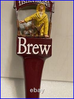 CAPE ANN BREWING FISHERMANS BREW draft beer tap handle. MASSACHUSETTS