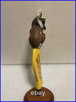 CASTLEMAINE KOALA HANGING ON A BOOMERANG draft beer tap handle. AUSTRALIA