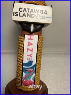 CATAWBA ISLAND BREWING NAUTICAL SEAGULL ON A PILING draft beer tap handle. OHIO