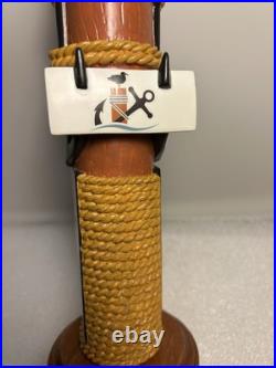 CATAWBA ISLAND BREWING NAUTICAL SEAGULL ON A PILING draft beer tap handle. OHIO