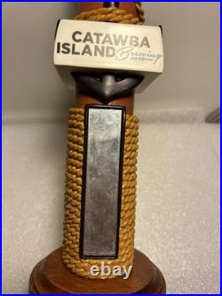 CATAWBA ISLAND BREWING NAUTICAL SEAGULL ON A PILING draft beer tap handle. OHIO