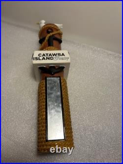 CATAWBA ISLAND BREWING NAUTICAL SEAGULL ON A PILING draft beer tap handle. OHIO