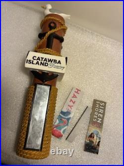 CATAWBA ISLAND BREWING NAUTICAL SEAGULL ON A PILING draft beer tap handle. OHIO