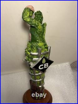 CB'S CRAFT BREWERS CAGED ALPHA MONKEY IPA HOPPED UP APE Draft Beer Tap Handle NY