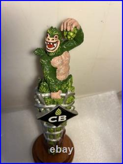 CB'S CRAFT BREWERS CAGED ALPHA MONKEY IPA HOPPED UP APE Draft Beer Tap Handle NY