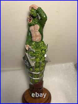 CB'S CRAFT BREWERS CAGED ALPHA MONKEY IPA HOPPED UP APE Draft Beer Tap Handle NY