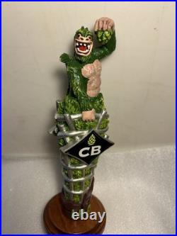 CB'S CRAFT BREWERS CAGED ALPHA MONKEY IPA HOPPED UP APE Draft Beer Tap Handle NY