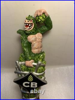 CB'S CRAFT BREWERS CAGED ALPHA MONKEY IPA HOPPED UP APE Draft Beer Tap Handle NY
