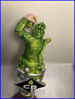 CB'S CRAFT BREWERS CAGED ALPHA MONKEY IPA HOPPED UP APE Draft Beer Tap Handle NY
