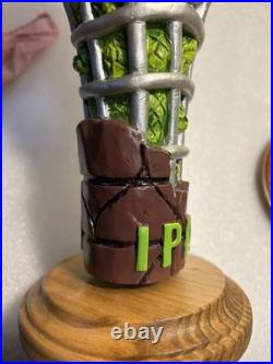 CB'S CRAFT BREWERS CAGED ALPHA MONKEY IPA HOPPED UP APE Draft Beer Tap Handle NY