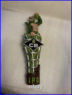 CB'S CRAFT BREWERS CAGED ALPHA MONKEY IPA HOPPED UP APE Draft Beer Tap Handle NY