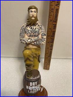 CHARLIE WELLS DRY HOPPED LAGER INKED BREWMASTER Draft beer tap handle. ENGLAND