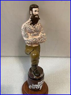 CHARLIE WELLS DRY HOPPED LAGER INKED BREWMASTER Draft beer tap handle. ENGLAND