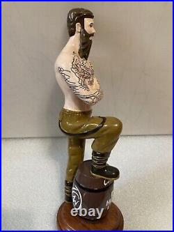 CHARLIE WELLS DRY HOPPED LAGER INKED BREWMASTER Draft beer tap handle. ENGLAND