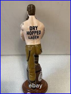 CHARLIE WELLS DRY HOPPED LAGER INKED BREWMASTER Draft beer tap handle. ENGLAND