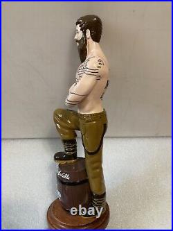 CHARLIE WELLS DRY HOPPED LAGER INKED BREWMASTER Draft beer tap handle. ENGLAND