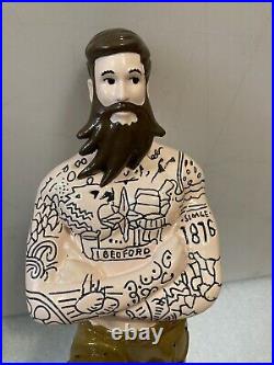 CHARLIE WELLS DRY HOPPED LAGER INKED BREWMASTER Draft beer tap handle. ENGLAND