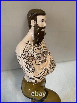 CHARLIE WELLS DRY HOPPED LAGER INKED BREWMASTER Draft beer tap handle. ENGLAND
