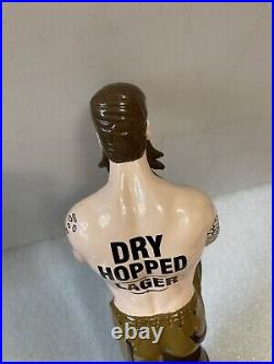 CHARLIE WELLS DRY HOPPED LAGER INKED BREWMASTER Draft beer tap handle. ENGLAND