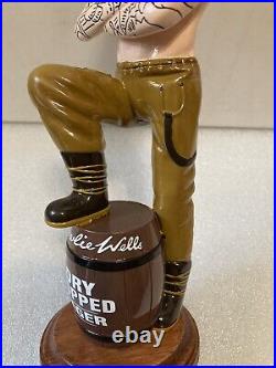 CHARLIE WELLS DRY HOPPED LAGER INKED BREWMASTER Draft beer tap handle. ENGLAND