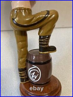 CHARLIE WELLS DRY HOPPED LAGER INKED BREWMASTER Draft beer tap handle. ENGLAND