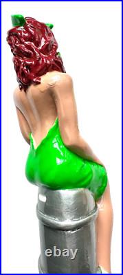 CITY STEAM NAUGHTY NURSE IPA- PIN-UP on KEG BEER TAP HANDLE (Rare) GREEN