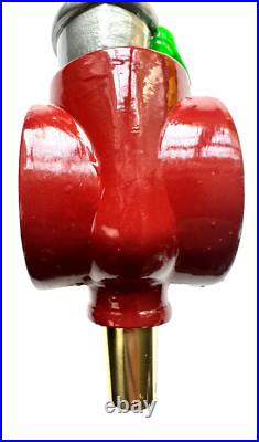 CITY STEAM NAUGHTY NURSE IPA- PIN-UP on KEG BEER TAP HANDLE (Rare) GREEN