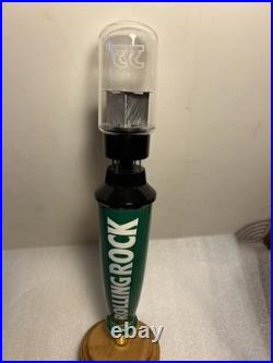 CLASSIC ROLLING ROCK PALE ALE LIGHTED 33 draft beer tap handle. PENNSYLVANIA