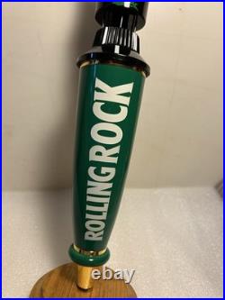 CLASSIC ROLLING ROCK PALE ALE LIGHTED 33 draft beer tap handle. PENNSYLVANIA