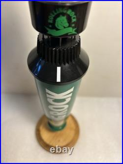 CLASSIC ROLLING ROCK PALE ALE LIGHTED 33 draft beer tap handle. PENNSYLVANIA