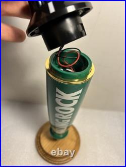 CLASSIC ROLLING ROCK PALE ALE LIGHTED 33 draft beer tap handle. PENNSYLVANIA