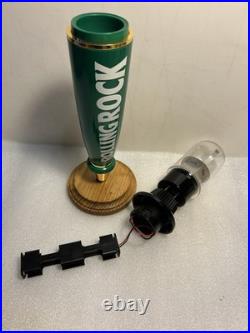 CLASSIC ROLLING ROCK PALE ALE LIGHTED 33 draft beer tap handle. PENNSYLVANIA