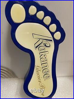 COLUMBIA KOKANEE 6-TOE SASQUATCH FIST OF FURRY draft beer tap handle CANADA