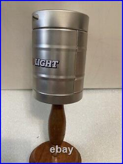 COORS LIGHT 1/2 BARREL KEG PARTY BEER KEG WITH BONUS Draft beer tap handle. USA