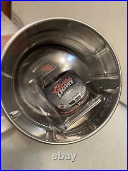 COORS LIGHT 1/2 BARREL KEG PARTY BEER KEG WITH BONUS Draft beer tap handle. USA