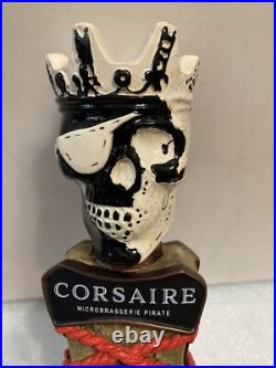 CORSAIRE MICRO BRASSIERE PIRATE HELLES LAGER draft beer tap handle. CANADA