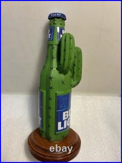 CUSTOMIZED BUD LIGHT DESERT CACTUS 2025 BEER BOTTLE Draft beer tap handle. USA