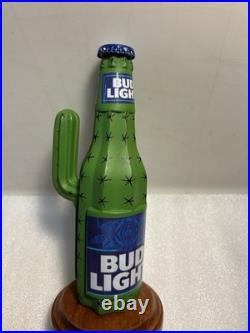 CUSTOMIZED BUD LIGHT DESERT CACTUS 2025 BEER BOTTLE Draft beer tap handle. USA