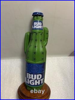 CUSTOMIZED BUD LIGHT DESERT CACTUS 2025 BEER BOTTLE Draft beer tap handle. USA