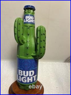 CUSTOMIZED BUD LIGHT DESERT CACTUS 2025 BEER BOTTLE Draft beer tap handle. USA