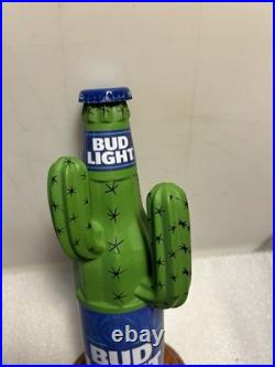 CUSTOMIZED BUD LIGHT DESERT CACTUS 2025 BEER BOTTLE Draft beer tap handle. USA