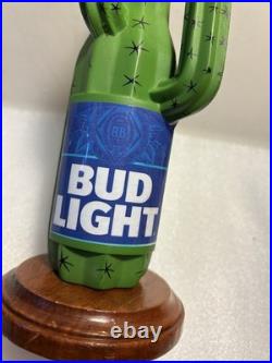 CUSTOMIZED BUD LIGHT DESERT CACTUS 2025 BEER BOTTLE Draft beer tap handle. USA