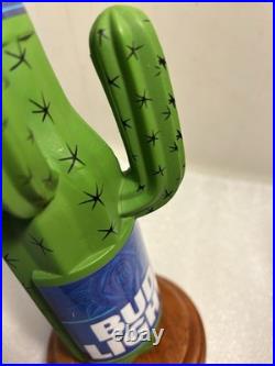CUSTOMIZED BUD LIGHT DESERT CACTUS 2025 BEER BOTTLE Draft beer tap handle. USA