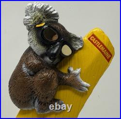 Castlemaine XXXX Boomerang Koala Bear 10.25 Beer Tap Handle NOS