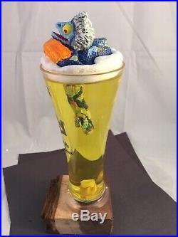 Chameleon Brewing Witty Beer Tap Handle Ultra Rare Figural Beer Tap Handle