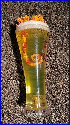 Chameleon Fire Light Tap Handle Beer Marker Used